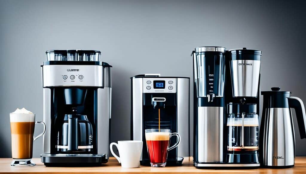 Tipos de cafeteiras elétricas