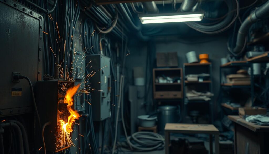 Riscos de incêndio em instalações elétricas