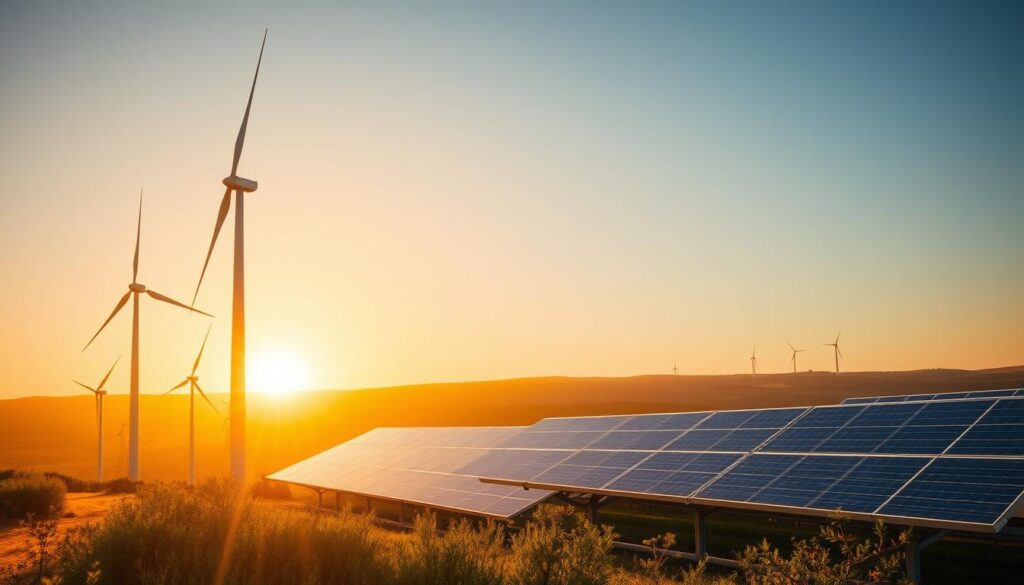 Energia eólica e solar